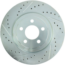 Laden Sie das Bild in den Galerie-Viewer, StopTech Select Sport 10-14 Dodge Challenger Drilled and Slotted Front Right Brake Rotor