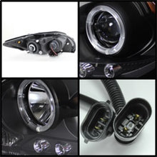 Charger l&#39;image dans la galerie, Spyder Scion TC 08-10 Projector Headlights LED Halo -Replaceable LEDs Blk PRO-YD-TTC08-HL-BK