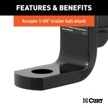 Load image into Gallery viewer, Curt Class 4 Ball Mount (2in Shank 12000lbs 4in Drop 9-3/8in Long)