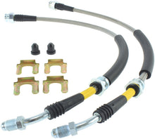 Charger l&#39;image dans la galerie, StopTech 07-09 Mazdaspeed3 / 04-07 Mazda 3 Stainless Steel Front Brake Lines