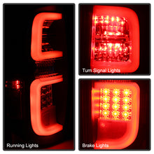 Carica l&#39;immagine nel visualizzatore di Gallery, Spyder Toyota Tundra 2014-2016 Light Bar LED Tail Lights Black ALT-YD-TTU14-LED-BK