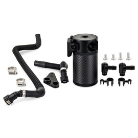 Mishimoto 2020+ Chevrolet Corvette C8 Baffled Oil Catch Can Kit (PCV Side) - Carbon Fiber - 2to4wheels