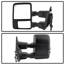 Cargar imagen en el visor de la galería, xTune Ford SuperDuty 08-15 Extendable Heated Mirrors w/ LED Signal Smoke MIR-FDSD08S-PW-SM-SET