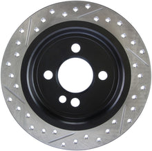 Charger l&#39;image dans la galerie, StopTech 07-09 Mini Coooper/Cooper S Slotted &amp; Drilled Left Rear Rotor