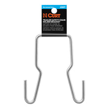 Carica l&#39;immagine nel visualizzatore di Gallery, Curt Trailer Safety Chain Holder Bracket (2&quot; Shank)