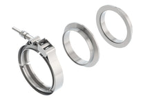 Cargar imagen en el visor de la galería, Borla Universal 3in Stainless Steel 3pc V-Band Clamp w/ Male and Female Flanges