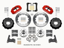 गैलरी व्यूवर में इमेज लोड करें, Wilwood Narrow Superlite 6R Front Hub Kit 12.88in Red 65-72 CDP C Body -Drum