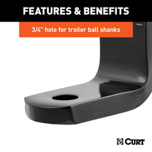 Load image into Gallery viewer, Curt Class 2 Ball Mount (1-1/4in Shank 3500lbs 3-1/4in Drop 9-3/8in Long)