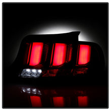 Carica l&#39;immagine nel visualizzatore di Gallery, Spyder 10-12 Ford Mustang Red Light Bar LED Sequential Tail Lights - Blk ALT-YD-FM10-RBLED-BK