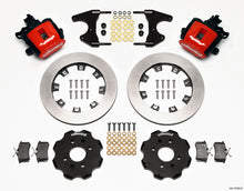 Carica l&#39;immagine nel visualizzatore di Gallery, Wilwood Combination Parking Brake Rear Kit 12.19in Red Civic / Integra Drum 2.46 Hub Offset