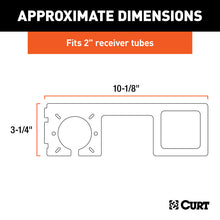 Load image into Gallery viewer, Curt Easy-Mount Brackets for 4 or 5-Flat &amp; 6 or 7-Round (2in Receiver 10-Pack)