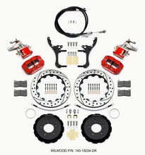 गैलरी व्यूवर में इमेज लोड करें, Wilwood Dynapro Radial4 / MC4 Rear Kit 12.88 Drilled Red 2006-15 Miata w/Lines &amp; Cables