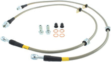 Charger l&#39;image dans la galerie, StopTech 08-10 EVO X AWD Stainless Steel Front Brake Lines