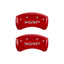 Charger l&#39;image dans la galerie, MGP 4 Caliper Covers Engraved Front Pontiac Engraved Rear GXP Red finish silver ch