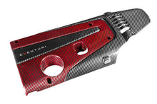 Laden Sie das Bild in den Galerie-Viewer, Eventuri Honda FK8 Civic Type R - Red Kevlar / Black Carbon Engine Cover