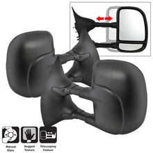 गैलरी व्यूवर में इमेज लोड करें, xTune 02-07 Ford SuperDuty L/R Manual Extendable - Manual Adjust Mirror (MIR-FDSD99S-MA-SET)