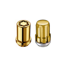 Laden Sie das Bild in den Galerie-Viewer, McGard SplineDrive Tuner 5 Lug Install Kit w/Locks &amp; Tool (Cone) M12X1.25 / 13/16 Hex - Gold
