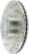 Laden Sie das Bild in den Galerie-Viewer, StopTech Select Sport 03-08 Subaru Forester Sport Slotted and Drilled Left Front Rotor