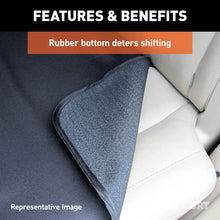 Carica l&#39;immagine nel visualizzatore di Gallery, Curt Seat Defender 58in x 63in Removable Waterproof Black XL Bench Truck Seat Cover