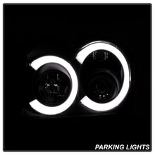 गैलरी व्यूवर में इमेज लोड करें, Spyder 05-07 Jeep Grand Cherokee - Light Bar Projector Headlights - Black - PRO-YD-JGC05V2-LB-BK