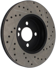 Laden Sie das Bild in den Galerie-Viewer, StopTech Slotted &amp; Drilled Sport Brake Rotor 07-13 Mini Cooper