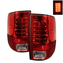 Laden Sie das Bild in den Galerie-Viewer, Spyder Dodge Ram 1500 09-14 LED Tail Lights Incandescen- Red Clear ALT-YD-DRAM09-LED-RC