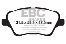 गैलरी व्यूवर में इमेज लोड करें, EBC 13+ Ford Fiesta 1.6 Turbo ST Greenstuff Front Brake Pads