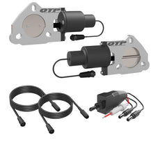 Cargar imagen en el visor de la galería, QTP 2.25in Bolt-On QTEC Dual Electric Cutout Valves - Pair