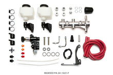 गैलरी व्यूवर में इमेज लोड करें, Wilwood Tandem Remote M/C Kit w L/H Brkt &amp; Prop Valve - 1in Bore Ball Burnished