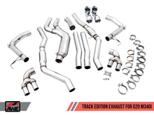 Laden Sie das Bild in den Galerie-Viewer, AWE Tuning 2019+ BMW M340i (G20) Track Edition Exhaust - Quad Diamond Black Tips
