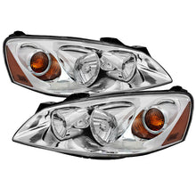 Charger l&#39;image dans la galerie, Xtune Pontiac G6 05-10 (09-10 Fit w/Amber Turn Signal) Crystal Headlights Chrome HD-JH-PG605-AM-C
