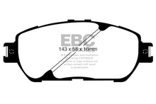 Laden Sie das Bild in den Galerie-Viewer, EBC 02-03 Lexus ES300 3.0 Yellowstuff Front Brake Pads