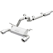 Carica l&#39;immagine nel visualizzatore di Gallery, MagnaFlow 2018+ Jeep Wrangler 3.6L 409 SS Dual Split Rear Exit Polished Tips Cat-Back Exhaust