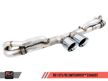 Charger l&#39;image dans la galerie, AWE Tuning Porsche 991 GT3 / RS SwitchPath Exhaust - Diamond Black Tips