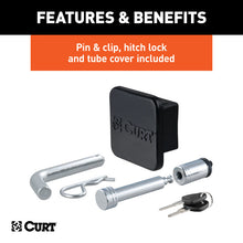 Carica l&#39;immagine nel visualizzatore di Gallery, Curt Towing Starter Kit w/2in Ball (2in Shank 7500lbs 2in Drop)