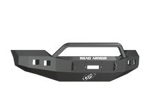 Cargar imagen en el visor de la galería, Road Armor 11-16 Ford F-250 Stealth Front Winch Bumper w/Pre-Runner Guard - Tex Blk
