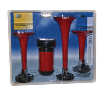 गैलरी व्यूवर में इमेज लोड करें, Hella Triple-Tone Air Horn Kit 12V