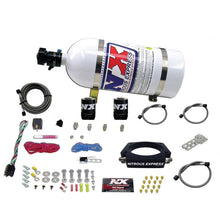 Laden Sie das Bild in den Galerie-Viewer, Nitrous Express GM LS 90mm Nitrous Plate Kit (50-400HP) w/10lb Bottle