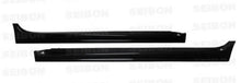 गैलरी व्यूवर में इमेज लोड करें, Seibon 08-09 Mitsubishi Evo X OEM-style Carbon Fiber Side Skirts