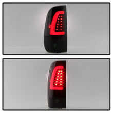 Carica l&#39;immagine nel visualizzatore di Gallery, xTune 97-03 Ford F-150 Light Bar LED Tail Lights - Black Smoke (ALT-ON-FF15097-LBLED-BSM)