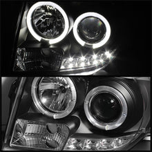 गैलरी व्यूवर में इमेज लोड करें, Spyder Ford Escape 08-12 Projector Headlights Halogen Model Only - DRL Black PRO-YD-FES08-DRL-BK