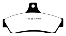 गैलरी व्यूवर में इमेज लोड करें, EBC 03-04 Pontiac GTO 5.7 (Solid Rear Rotors) Bluestuff Rear Brake Pads