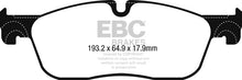 Cargar imagen en el visor de la galería, EBC 2016+ Jaguar F-Pace 2.0L TD (180) Redstuff Front Brake Pads