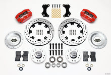 Charger l&#39;image dans la galerie, Wilwood Dynapro Dust-Boot Front Kit 12.19in Drilled-Red WWE ProSpindle