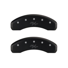 Charger l&#39;image dans la galerie, MGP 4 Caliper Covers Engraved Front Cursive/Challenger Engraved Rear RT Red finish silver ch