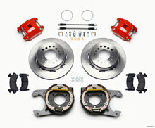 गैलरी व्यूवर में इमेज लोड करें, Wilwood D154 P/S Park Brake Kit Red Jeep Dana 35 2.56 Off 5-lug w/ lines