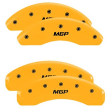 Charger l&#39;image dans la galerie, MGP 4 Caliper Covers Engraved Front &amp; Rear MGP Yellow Finish Black Char 2019 Toyota CH-R
