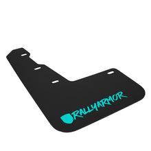 Load image into Gallery viewer, Rally Armor 15+ Subaru WRX &amp; STi Sedan Only UR Black Mud Flap w/ Teal Logo and Altered Font