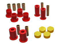Carica l'immagine nel visualizzatore di Gallery, Energy Suspension 97-01 Dodge Dakota 2WD Red Front Control Arm Bushing Set