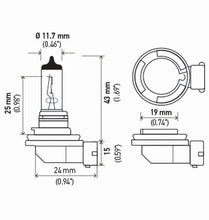 Charger l&#39;image dans la galerie, Hella Bulb H8 12V 35W Pgj191 T4 Sb